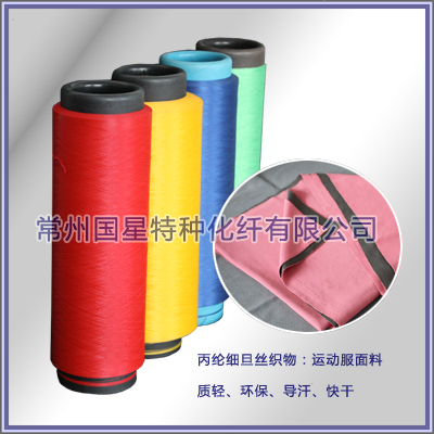 Polypropylene fine denier DTY Yarn